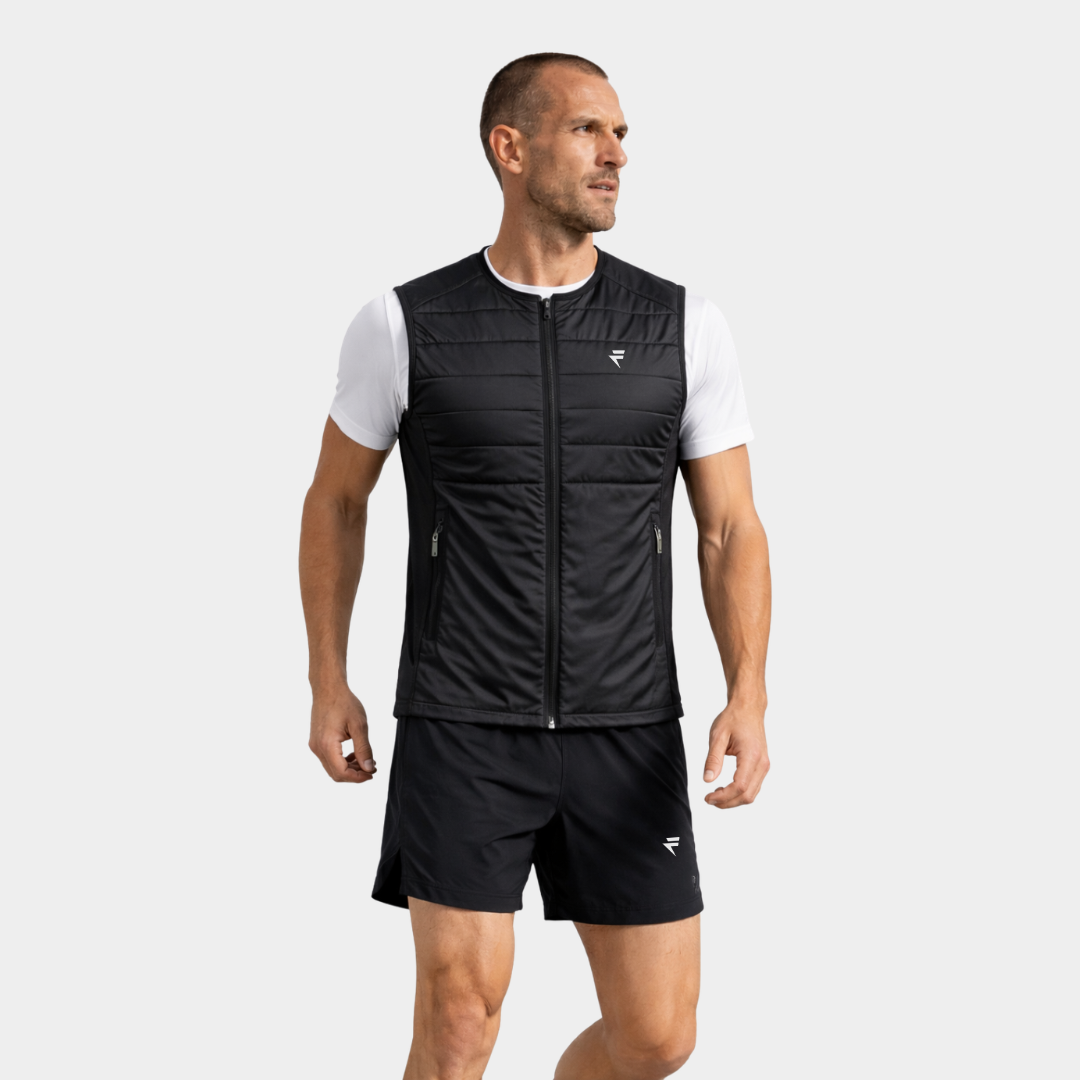 Ärmellose Laufjacke